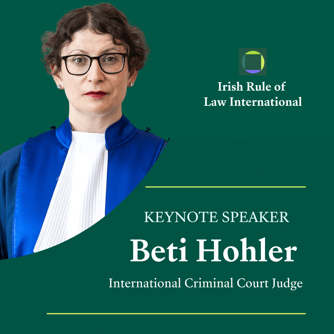 ICC judge to address Belfast event