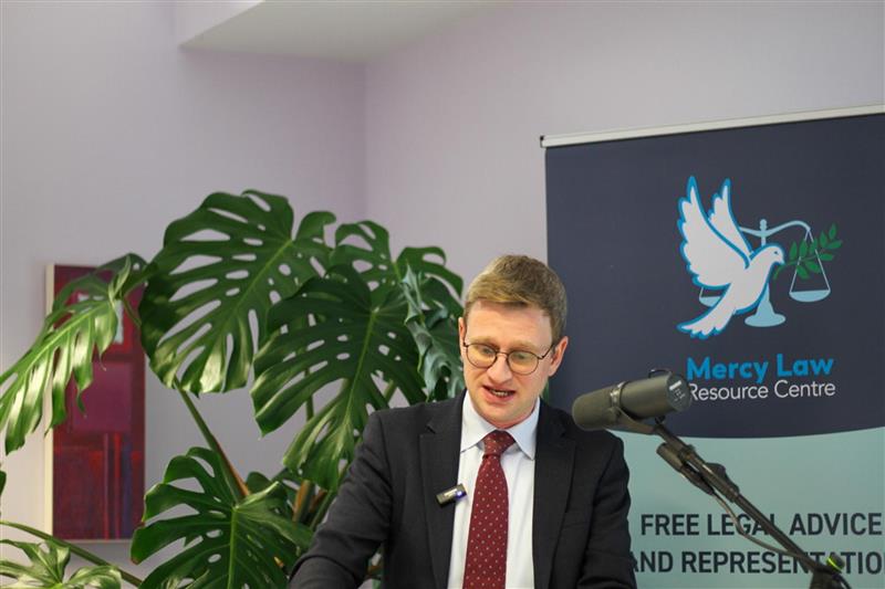 Paul Dornan takes leading role in Mercy Law Resource Centre