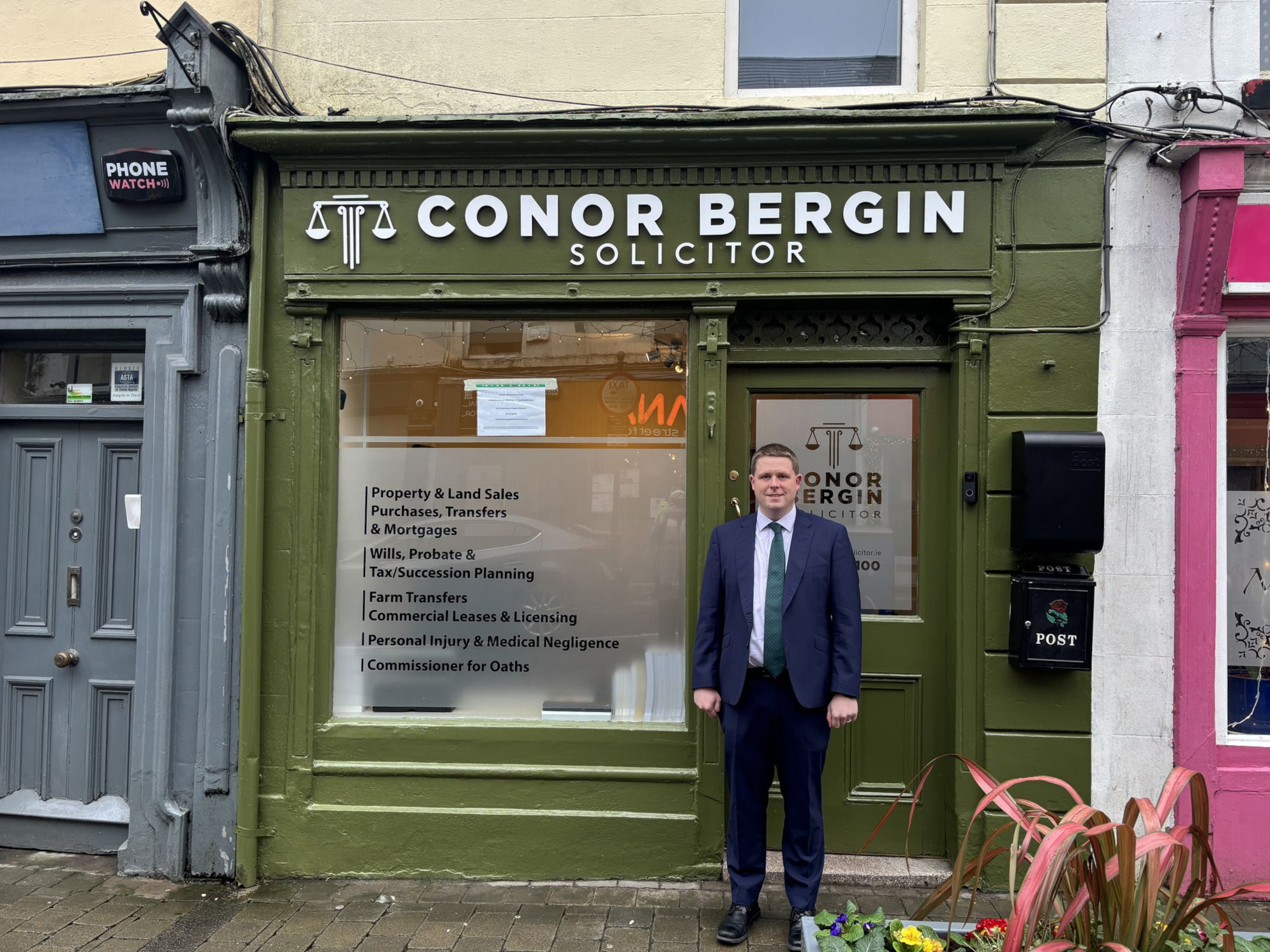 Conor Bergin opens new Portlaoise law firm