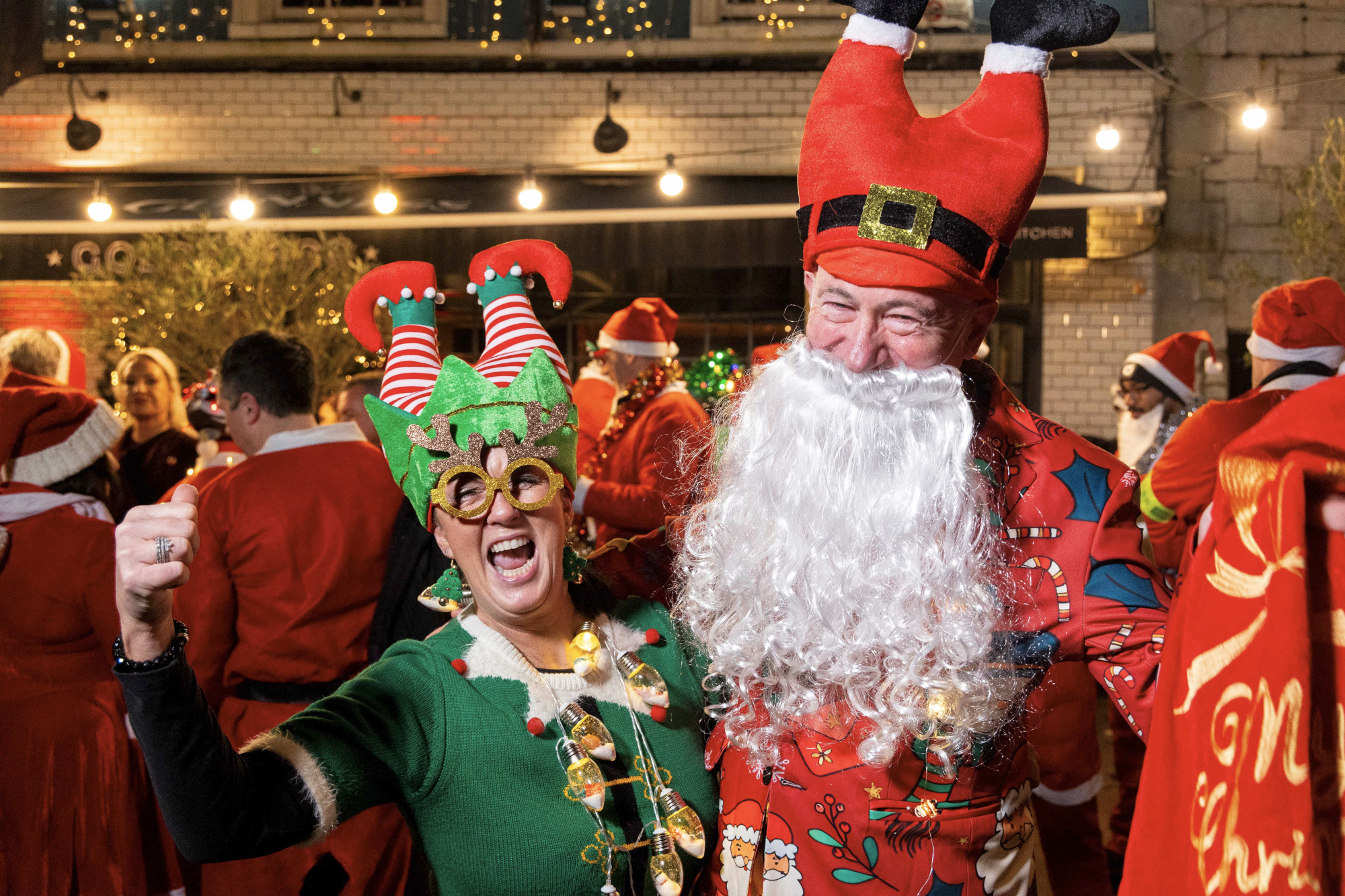 #InPictures: Hundreds take part in RDJ Santa Cycle