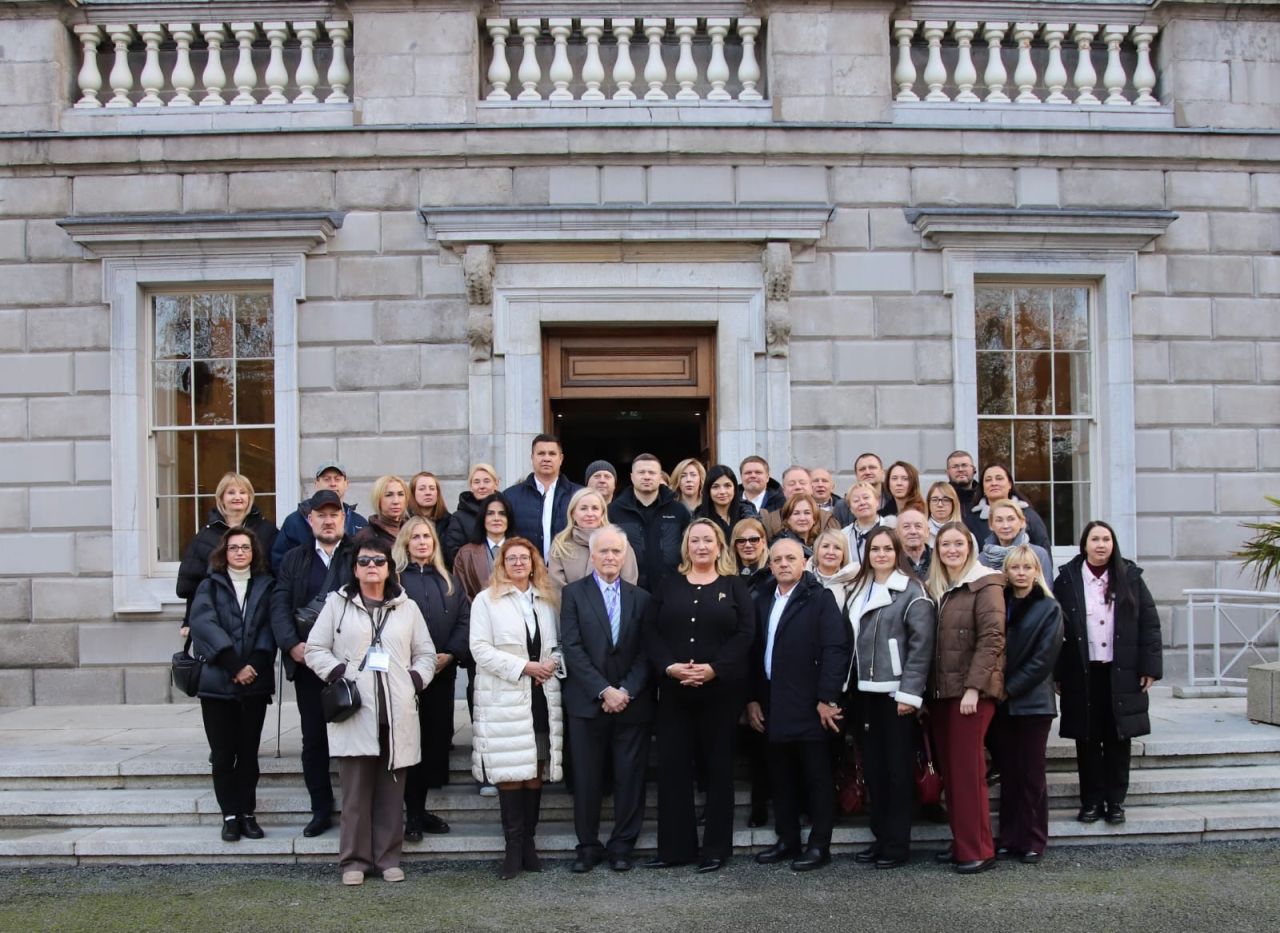 Ukrainian judges welcomed to Leinster House