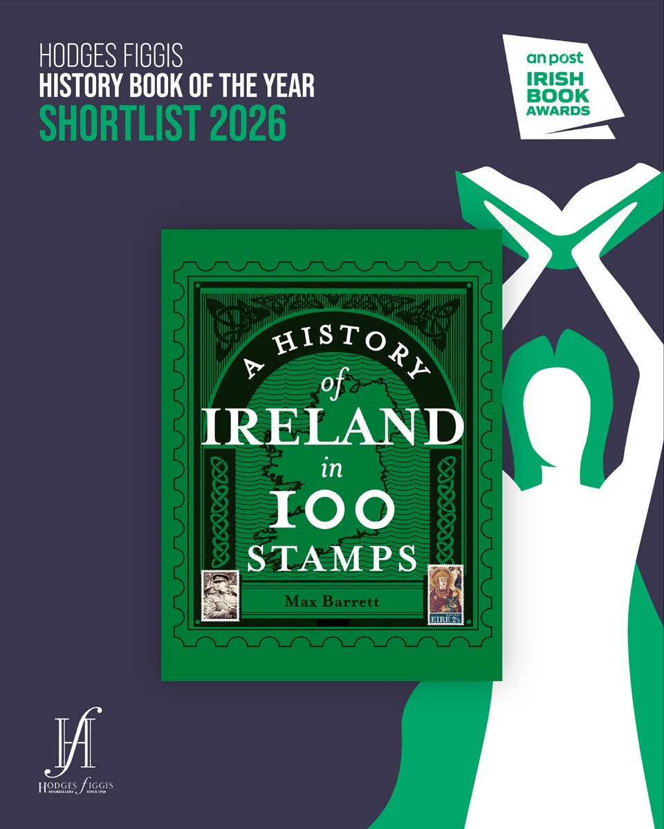 A History of Ireland in 100 Stamps nominated for Irish History Book of the Year at the Irish Book Awards