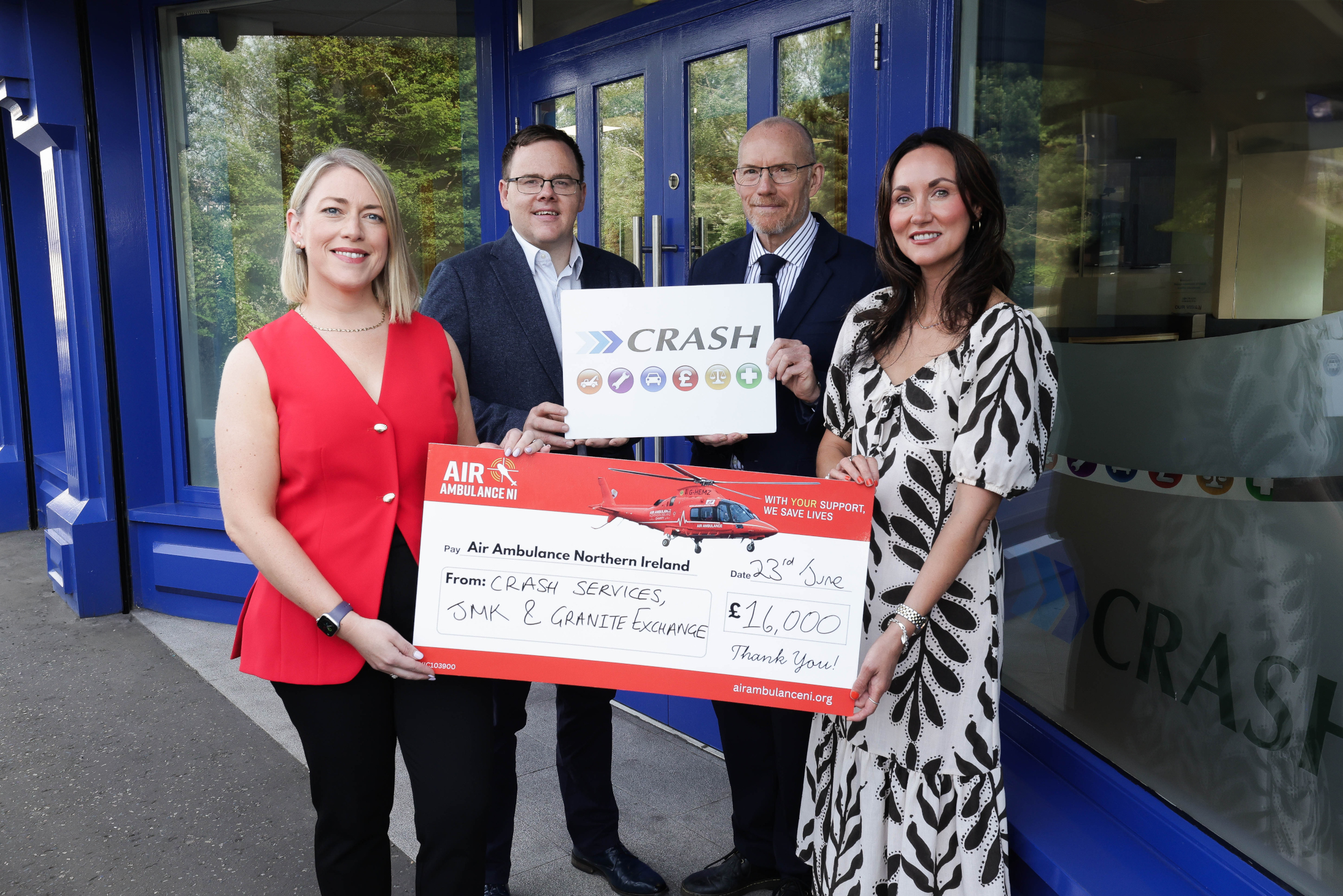 £16,000 raised for Air Ambulance NI