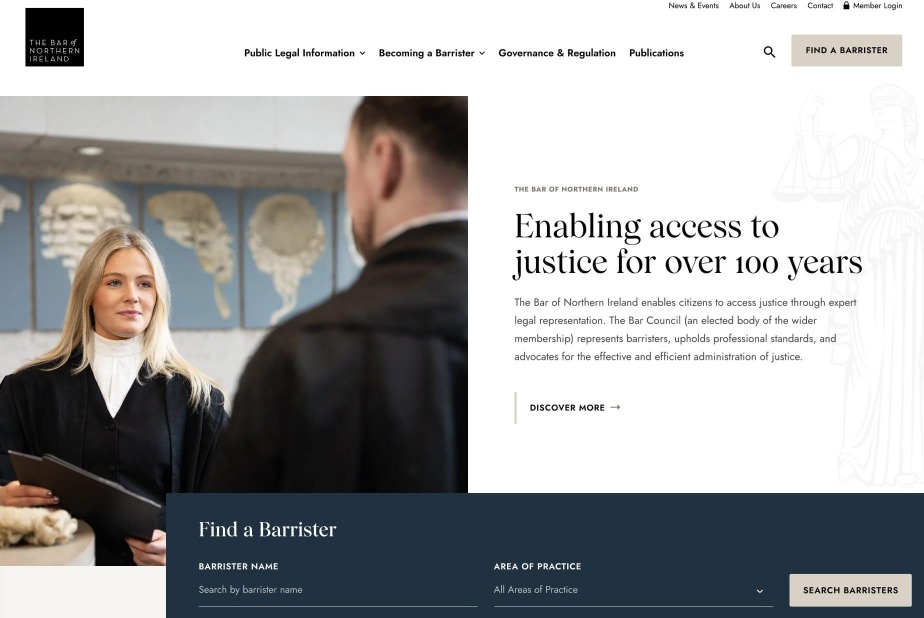 Bar of Northern Ireland launches new searchable barrister directory
