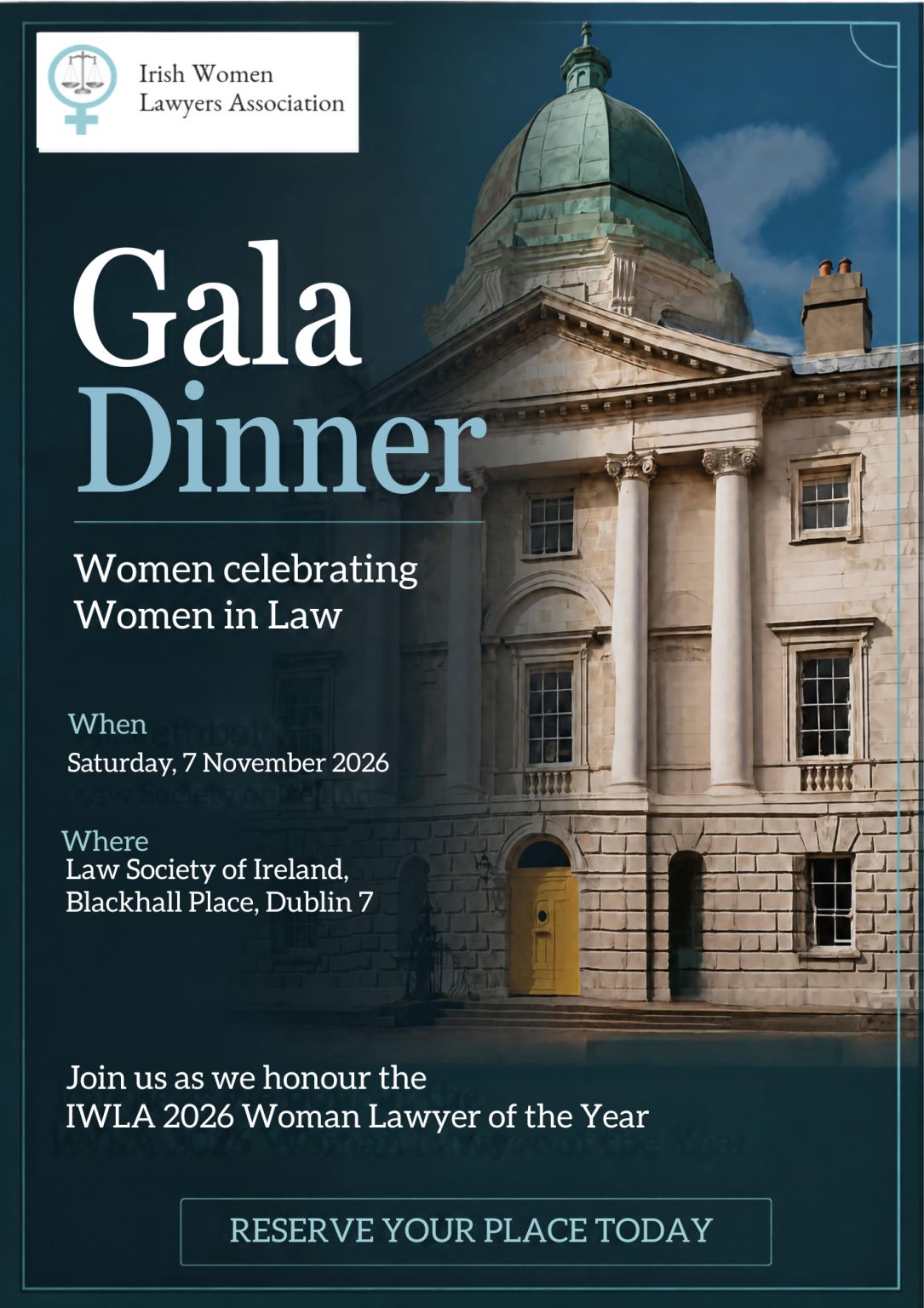 IWLA gala dinner to take place on 7 November