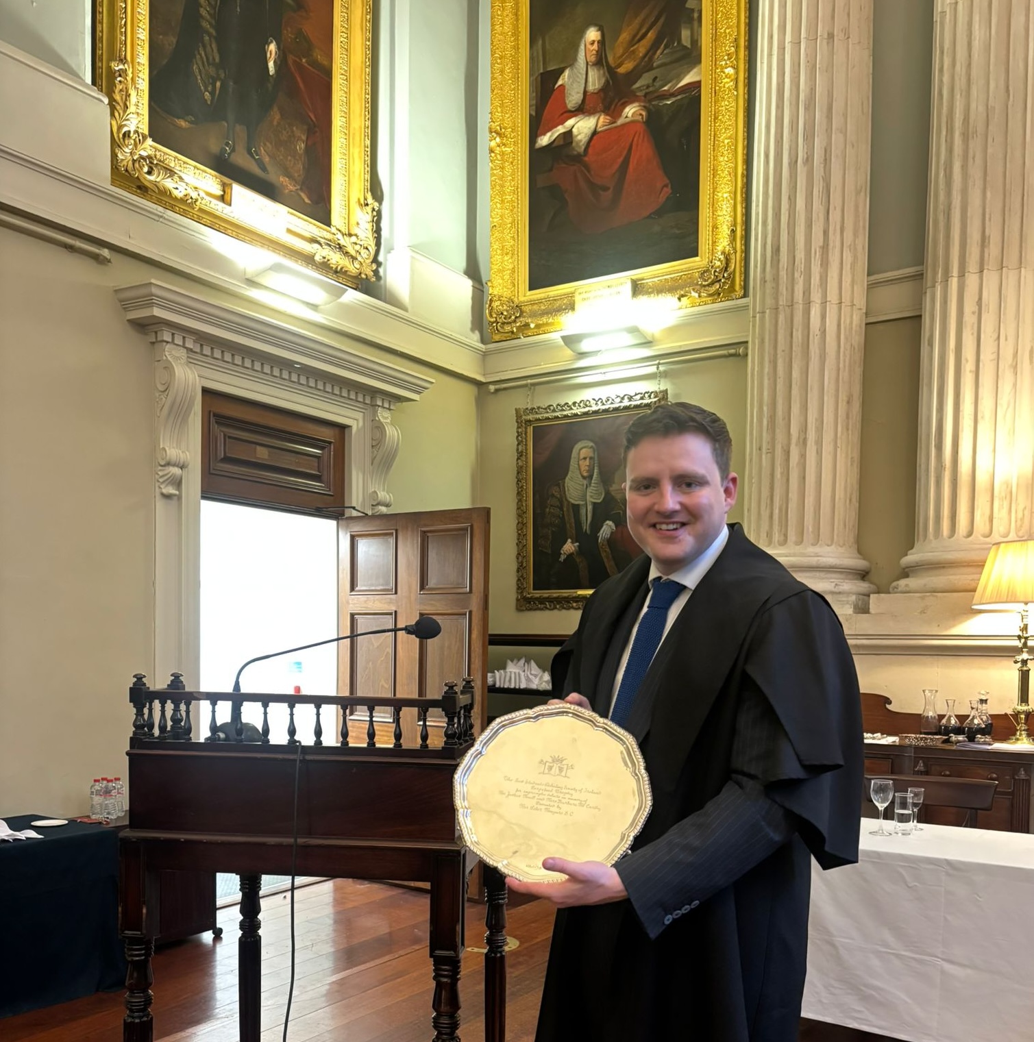 Conor McArdle wins 2026 McCarthy Debate at King's Inns