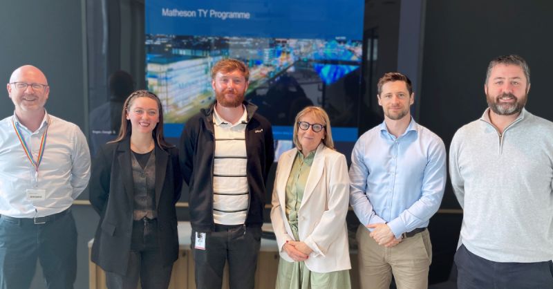 Matheson welcomes TY students to Cork office
