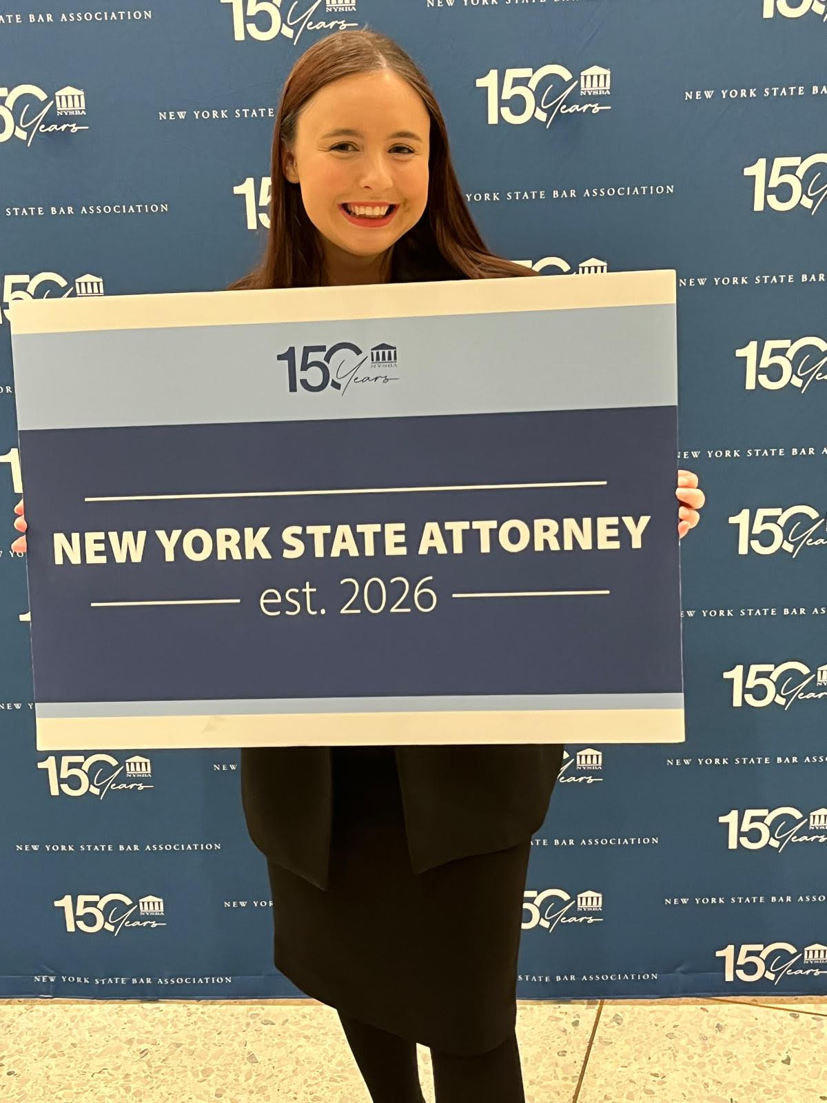Donna Carpenter sworn in as an attorney in New York