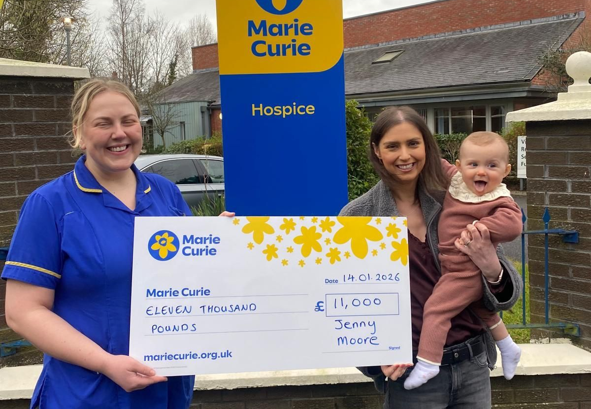 Northern Ireland lawyer raises £11,000 for cancer charity