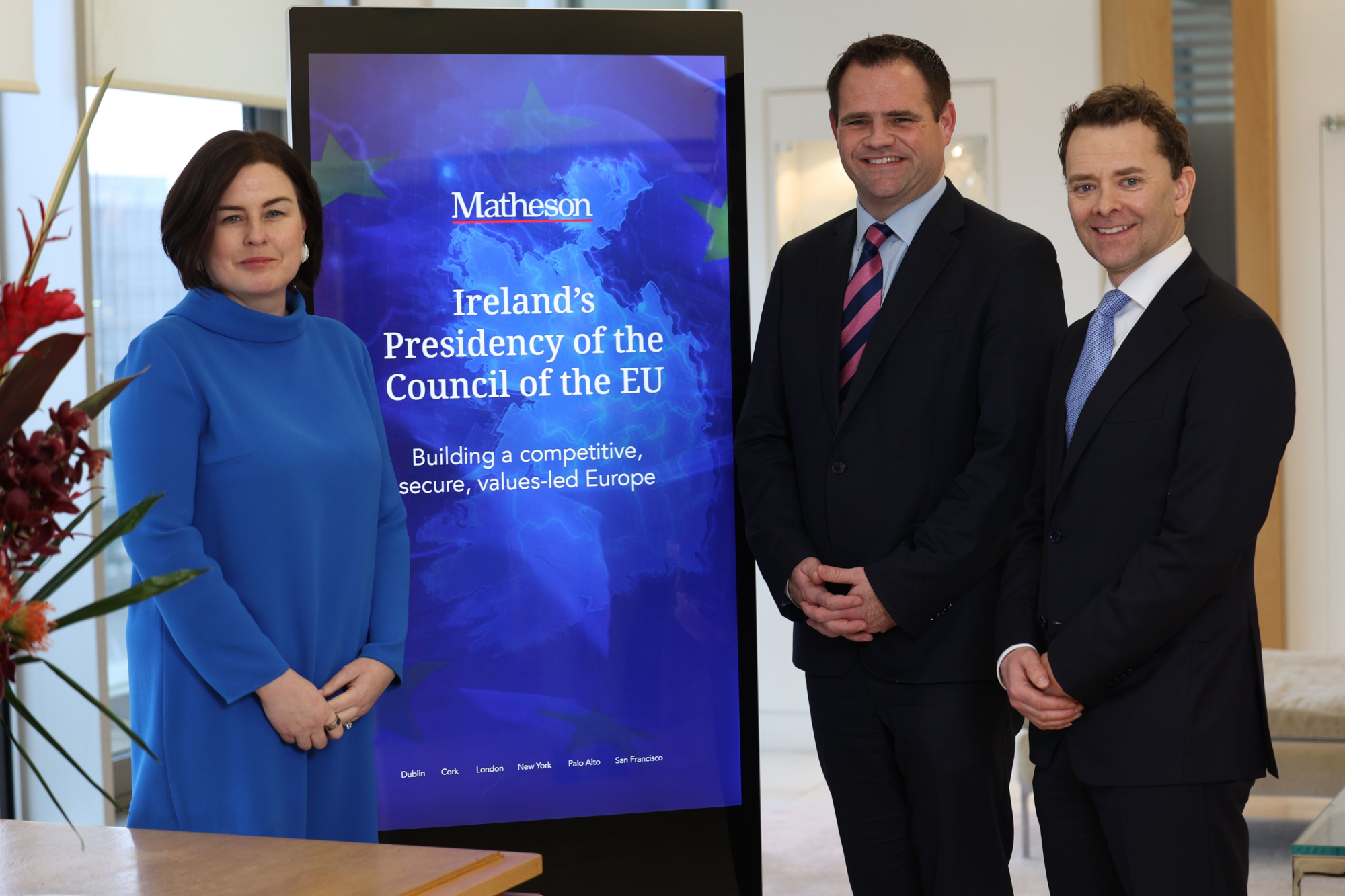 Matheson launches new EU Presidency Hub