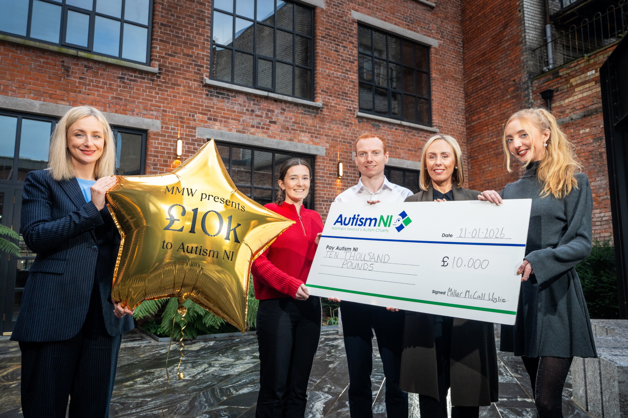 Millar McCall Wylie raises £10k for Autism NI