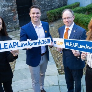 Now in their 14th year, the LEAP Irish Law Awards 2026 continue to honour excellence, innovation, and leadership across Ireland&rsquo;s legal profession. This year&rsquo;s Awards will celebrate achievement across more than 30 categories, with two new additions, Expert Witness of the Year and Law Cor