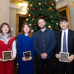 FLAC has recognised dozens of volunteers and human rights defenders with its annual Golden Pin awards. The awards are presented every year as part of FLAC's annual justice lecture, delivered last week by renowned human rights lawyer and academic Professor Colm &Oacute; Cinn&eacute;ide.
