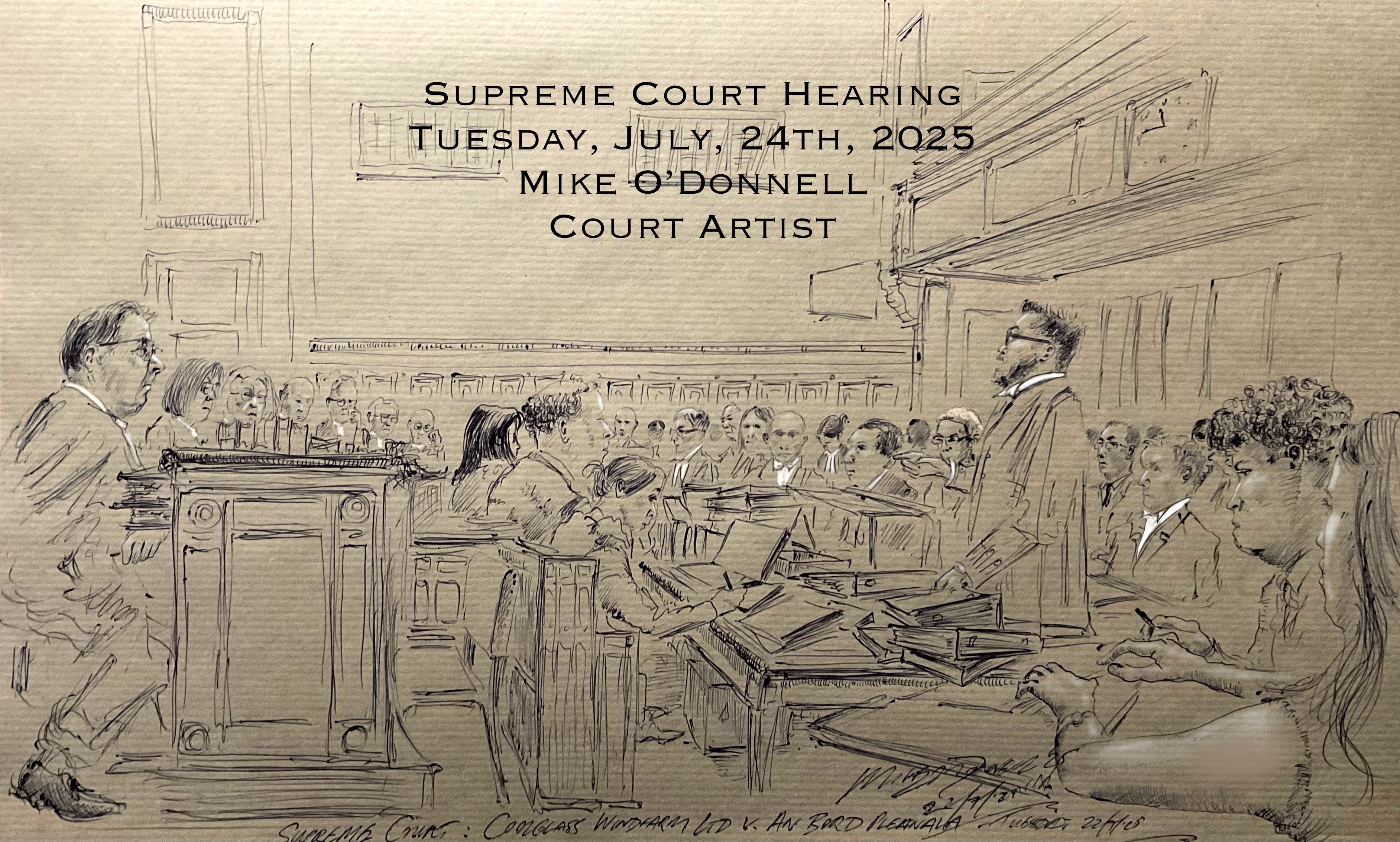 First ever drawing from Supreme Court