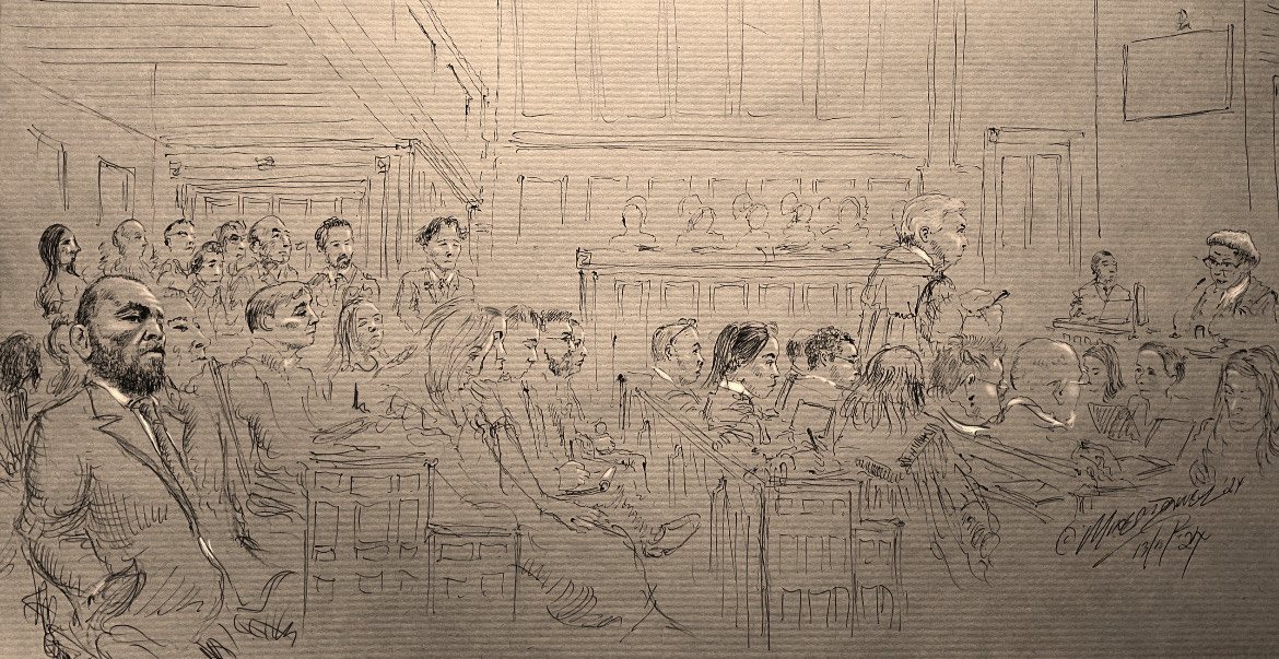 Court art to be exhibited in Distillery Building today