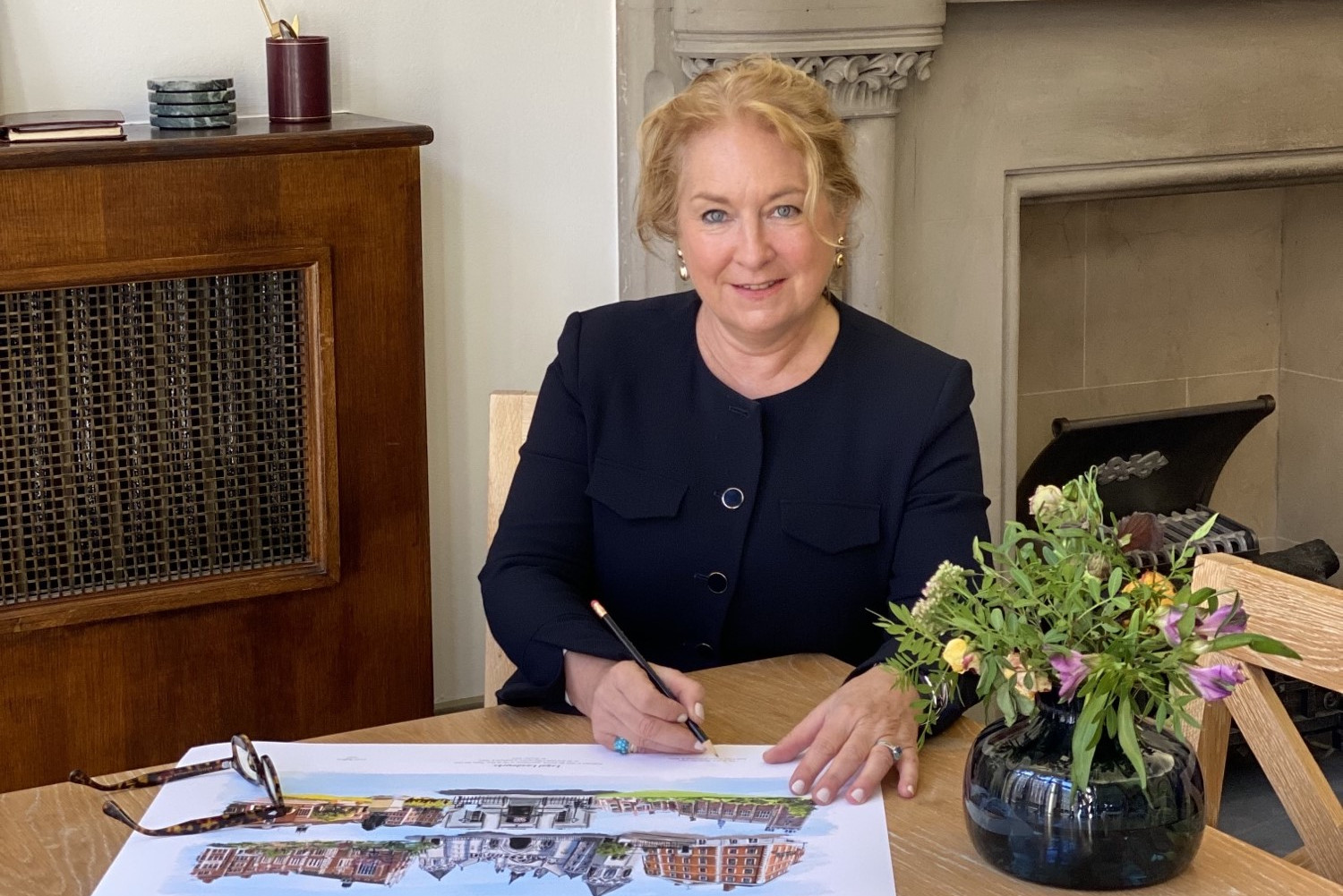 New art print signed by England's first Lady Chief Justice