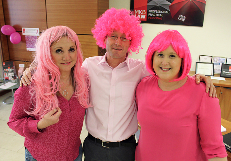 NI: MKB Law staff raise over £1,000 for charity by Wearing It Pink