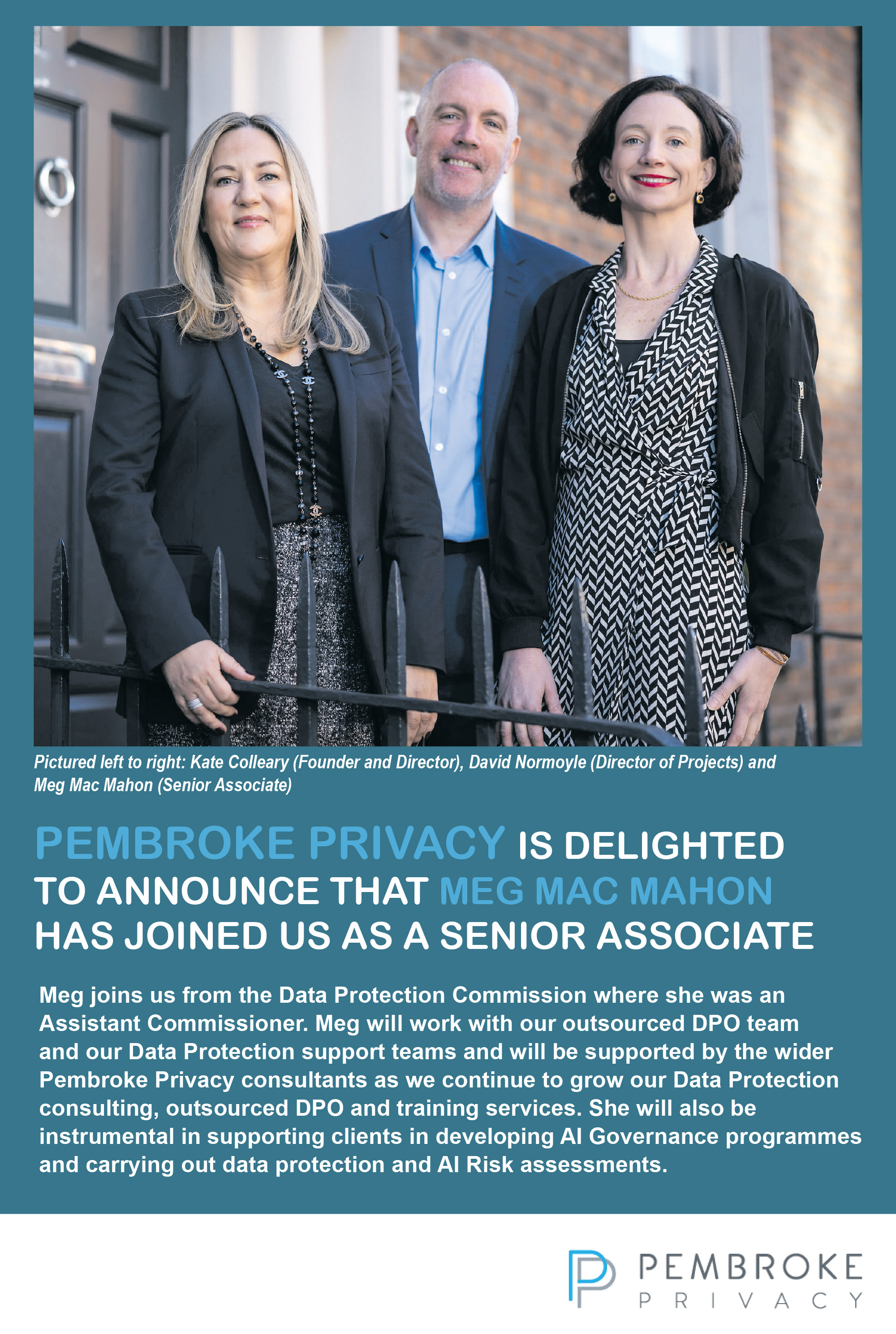 Pembroke Privacy welcomes Meg Mac Mahon