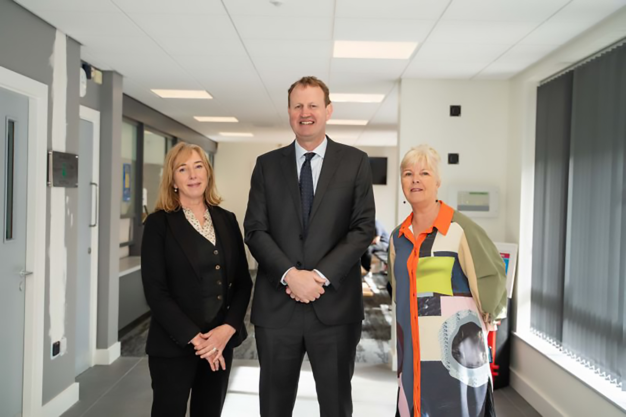 Jim O'Callaghan pays visit to Smithfield law centre