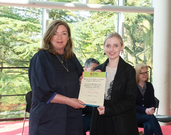 CKT supports LLM student Ríona Denys with scholarship