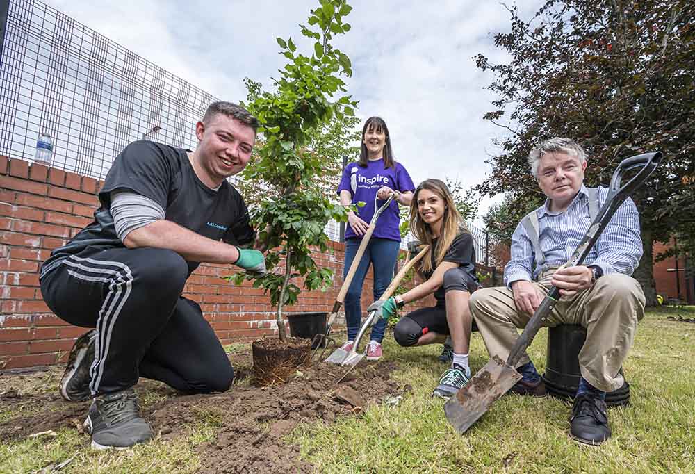 A&L Goodbody helps to create new wellbeing garden in Belfast