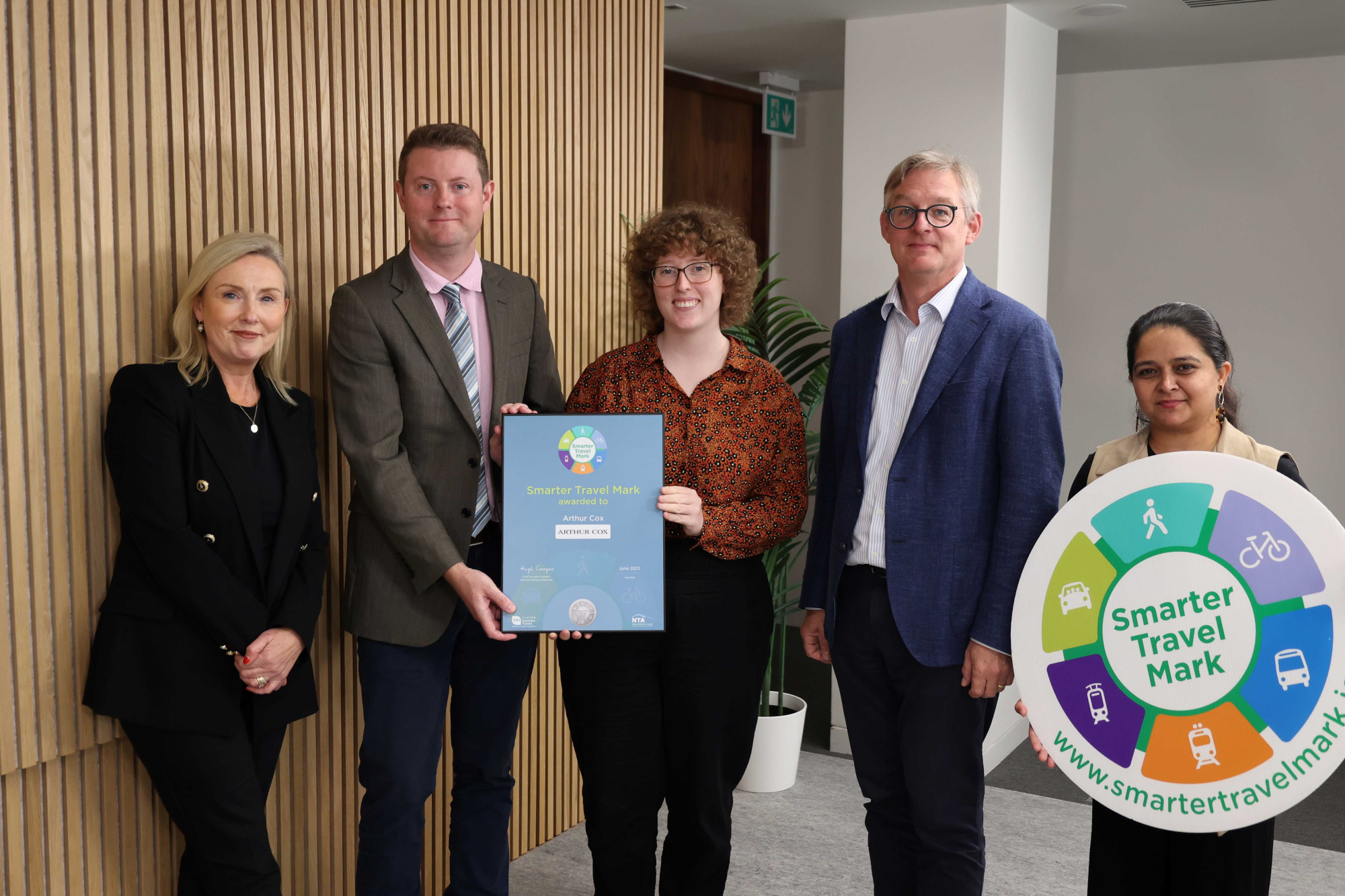 Arthur Cox recognised for promoting sustainable travel