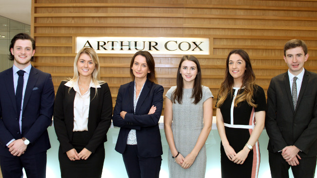 NI: Arthur Cox appoints five new trainees in Belfast