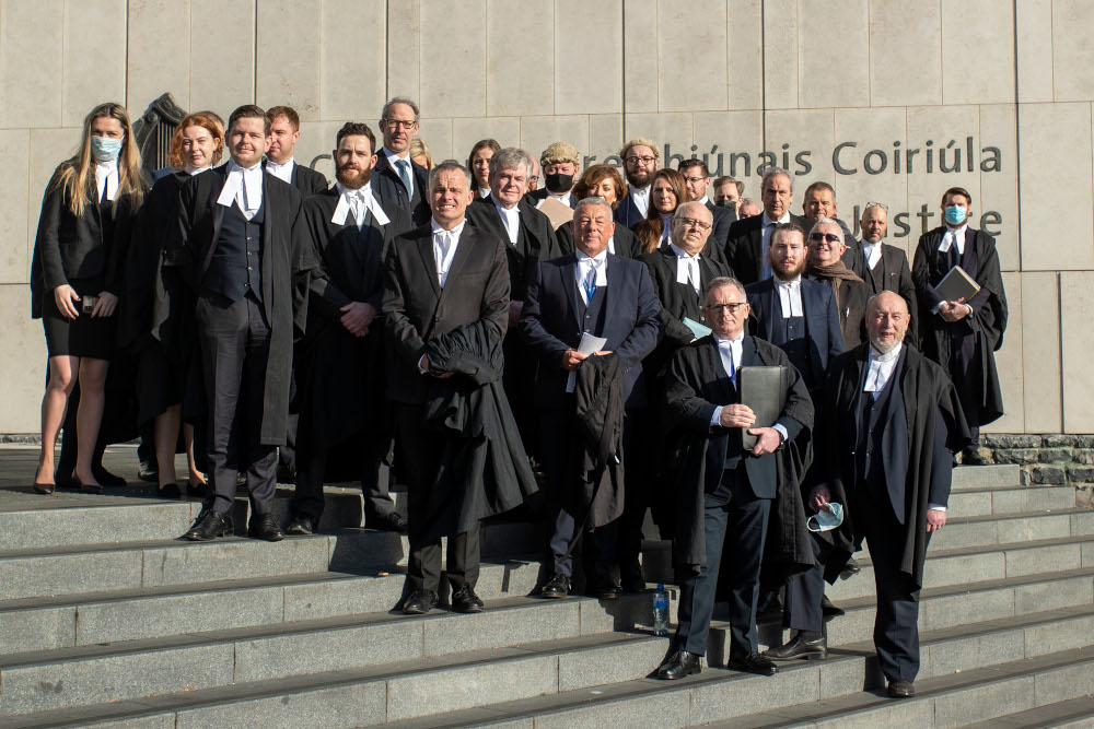 Barristers stop work to protest District Court legal aid fees