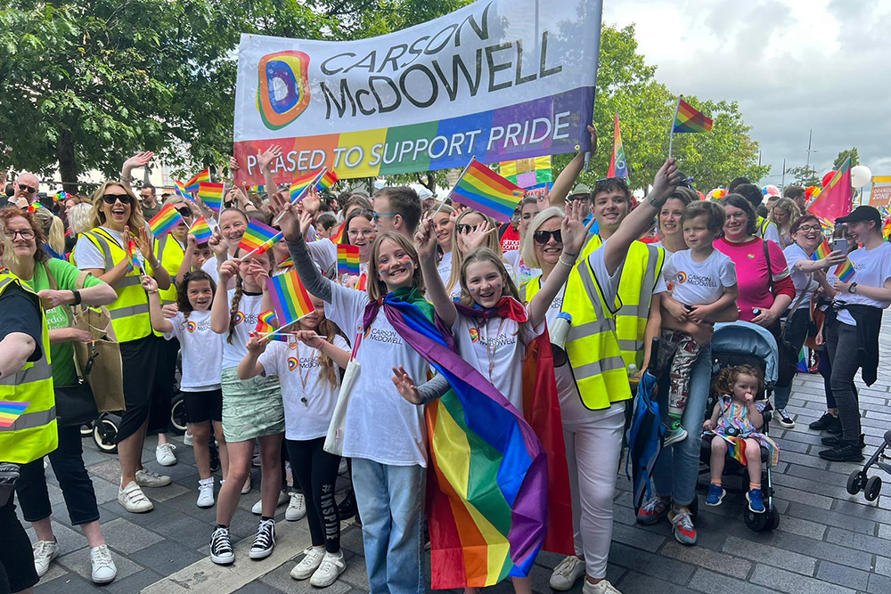 Legal community turns out for Belfast Pride parade