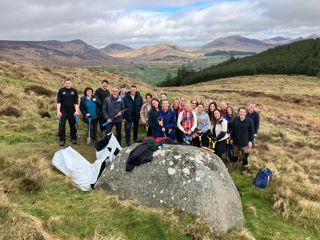 #InPictures: Carson McDowell lawyers take to the hills for tree-planting initiative