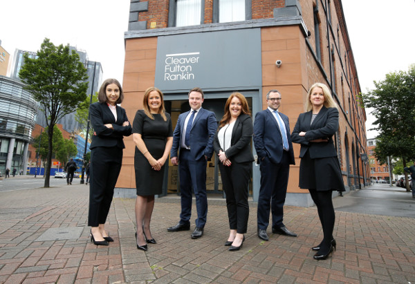 NI: Cleaver Fulton Rankin announces appointment of five new solicitors and marketing chief