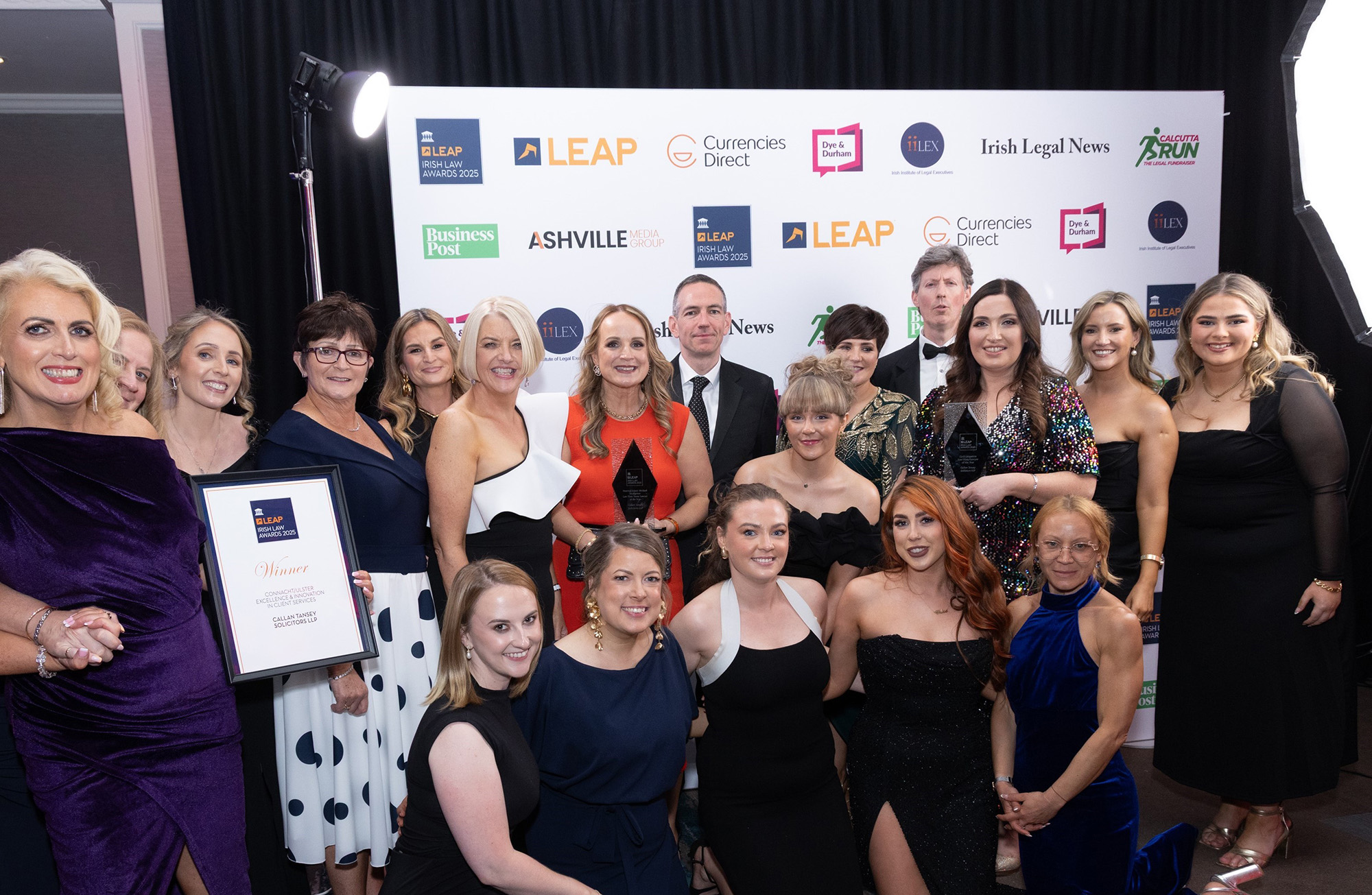 Callan Tansey Solicitors LLP sweeps multiple awards at the Irish Law Awards 2025