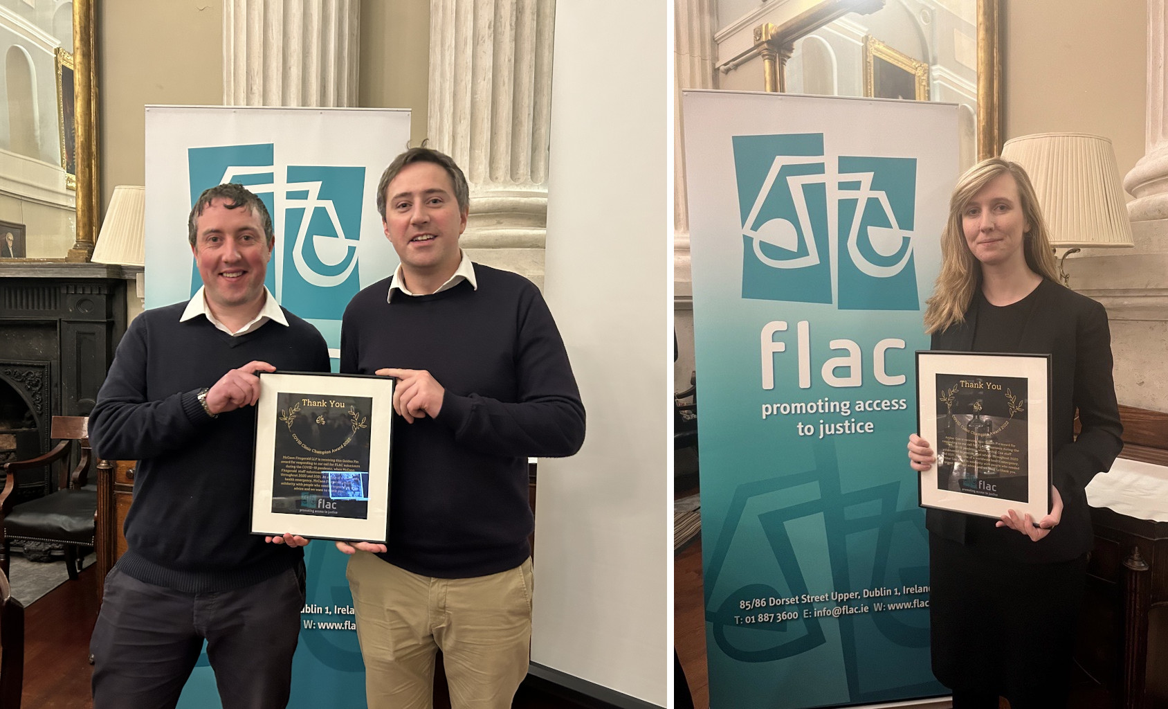 Arthur Cox and McCann FitzGerald recognised by FLAC