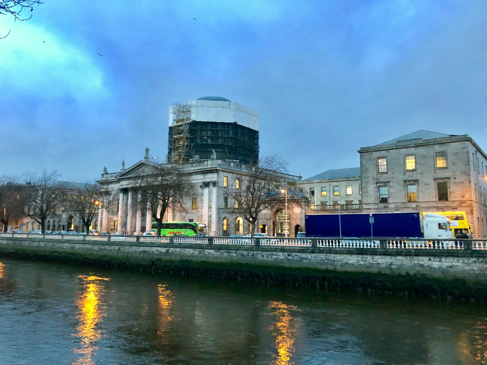 Four Courts scaffolding to come down during courts vacation
