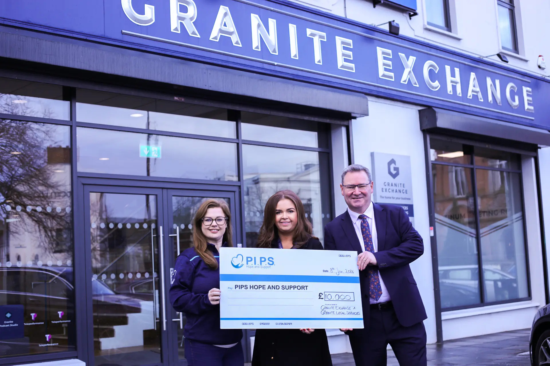 Granite Legal Services raises £10,000 for suicide charity