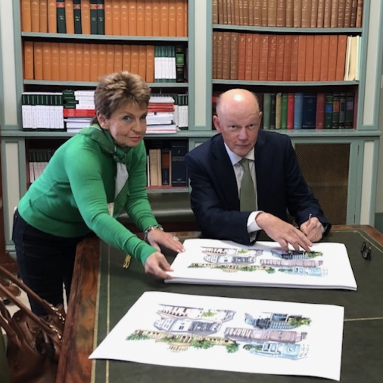 New Courthouses of Ireland art print signed by Chief Justice O'Donnell