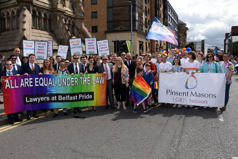 NI: Lawyers join Belfast Pride parade for third year running