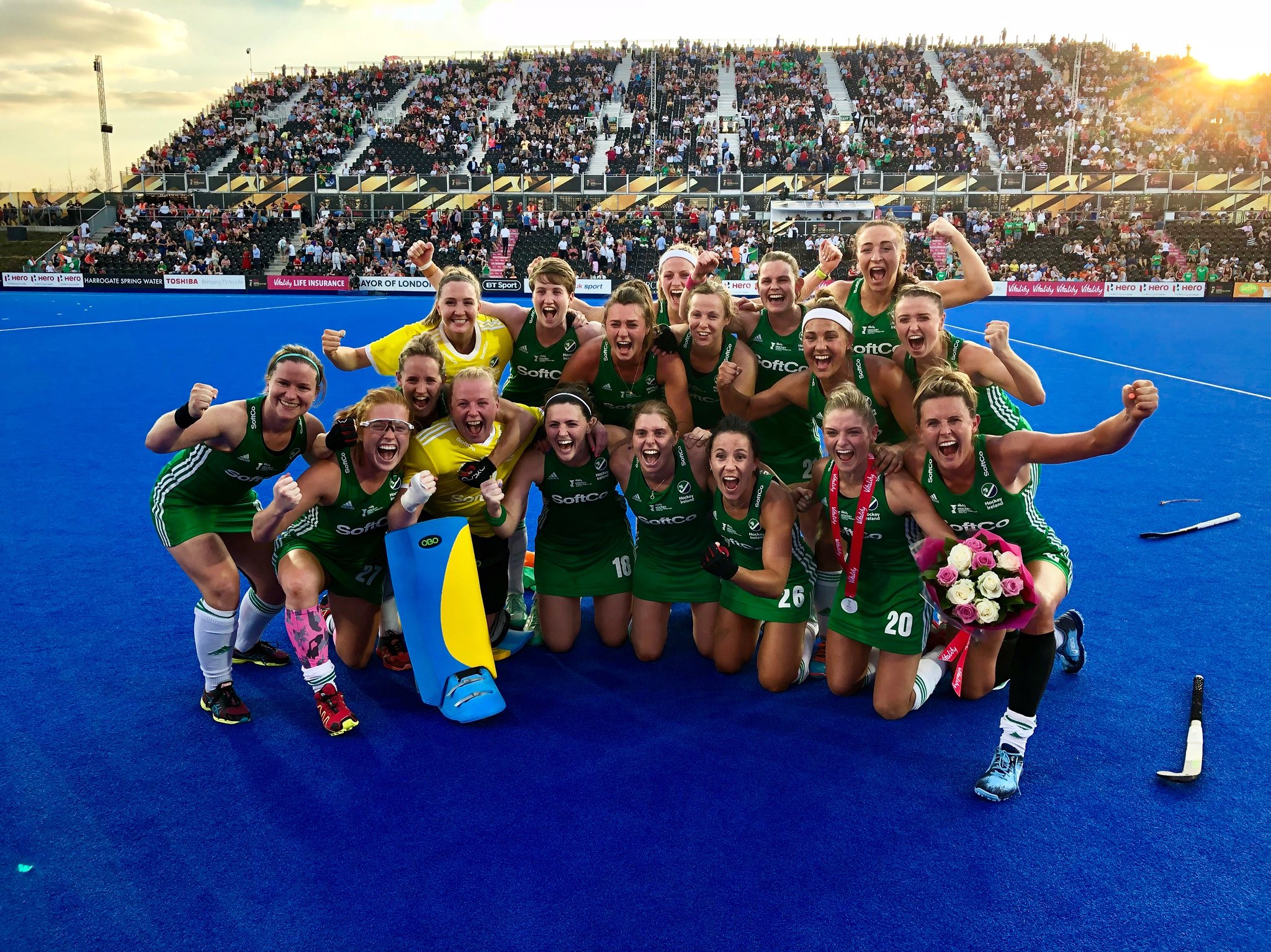 Five lawyers help make history for Irish women's hockey team