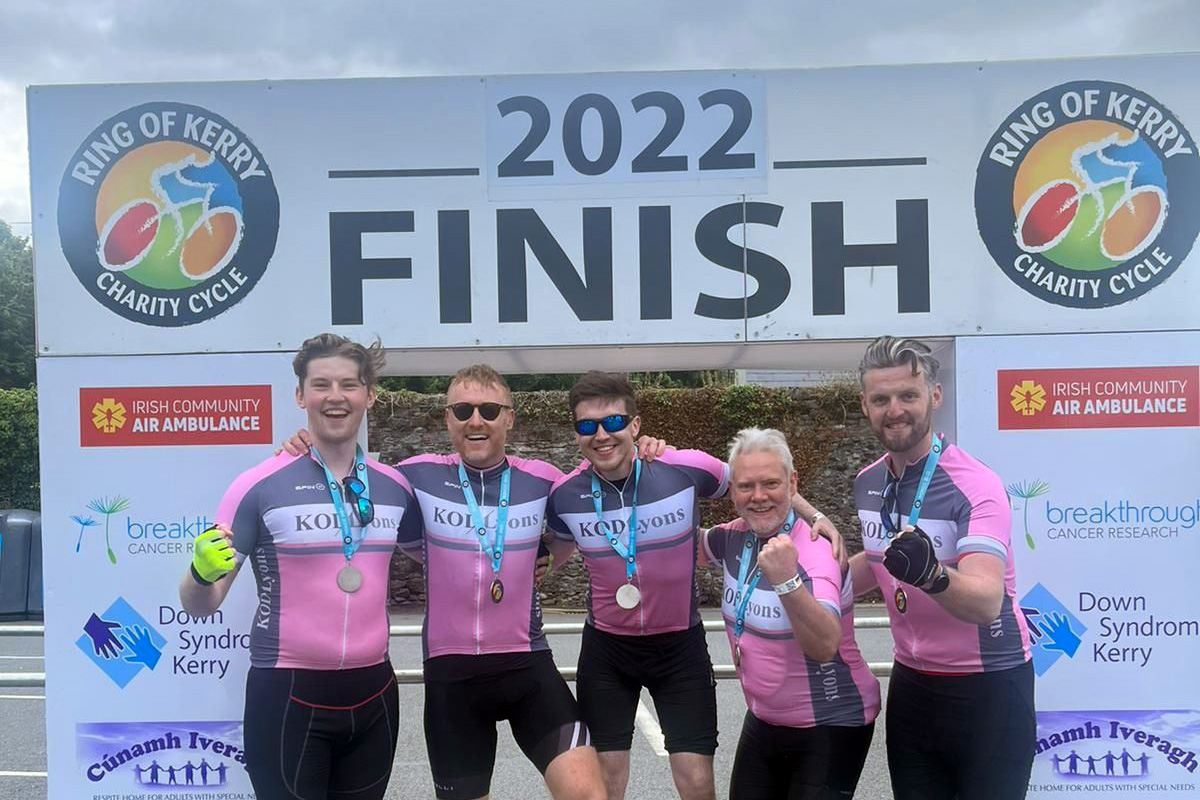 #InPictures: KOD Lyons team smashes €4k charity cycle fundraising target