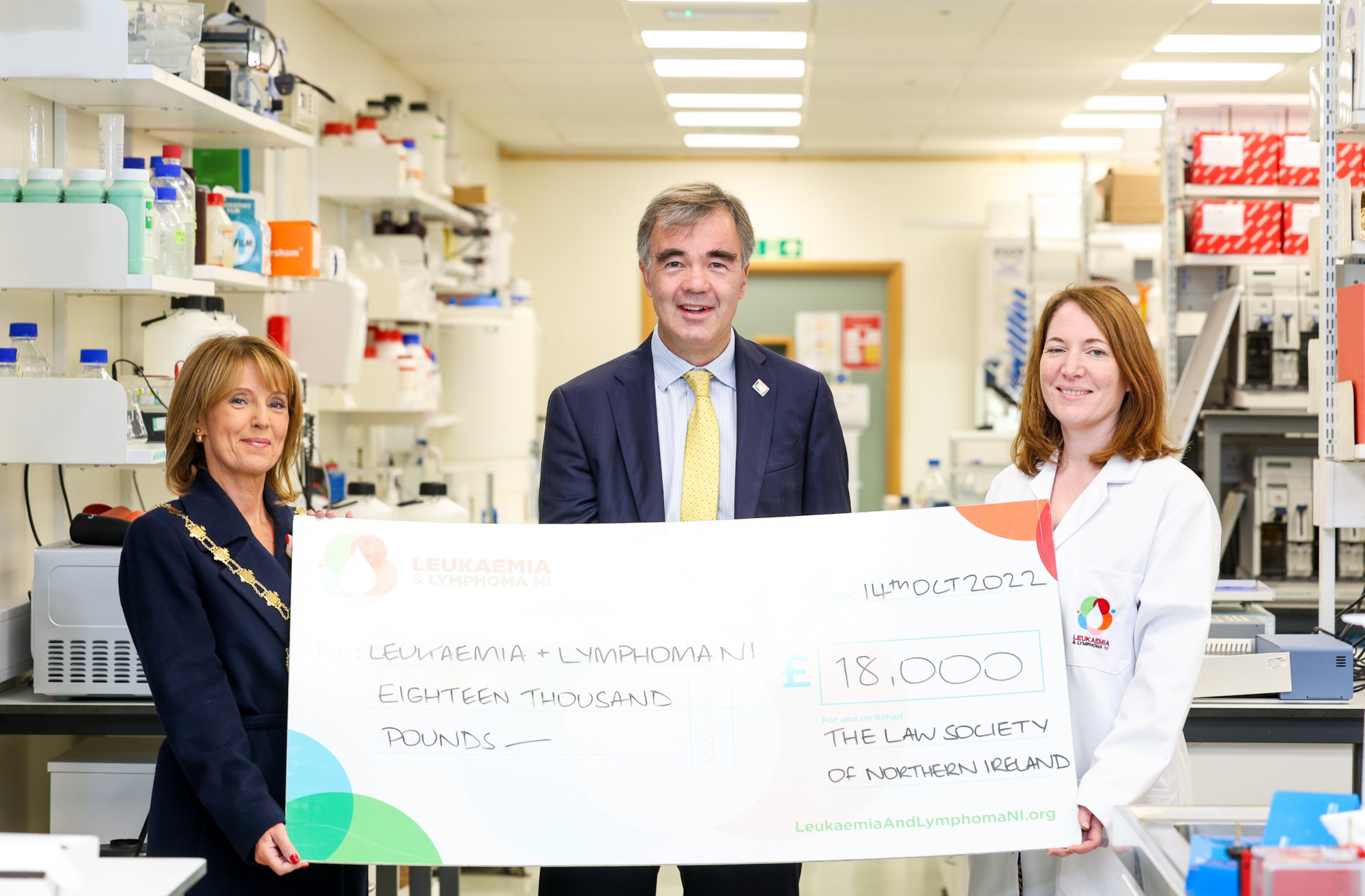 NI Law Society raises £18,000 for leukaemia charity