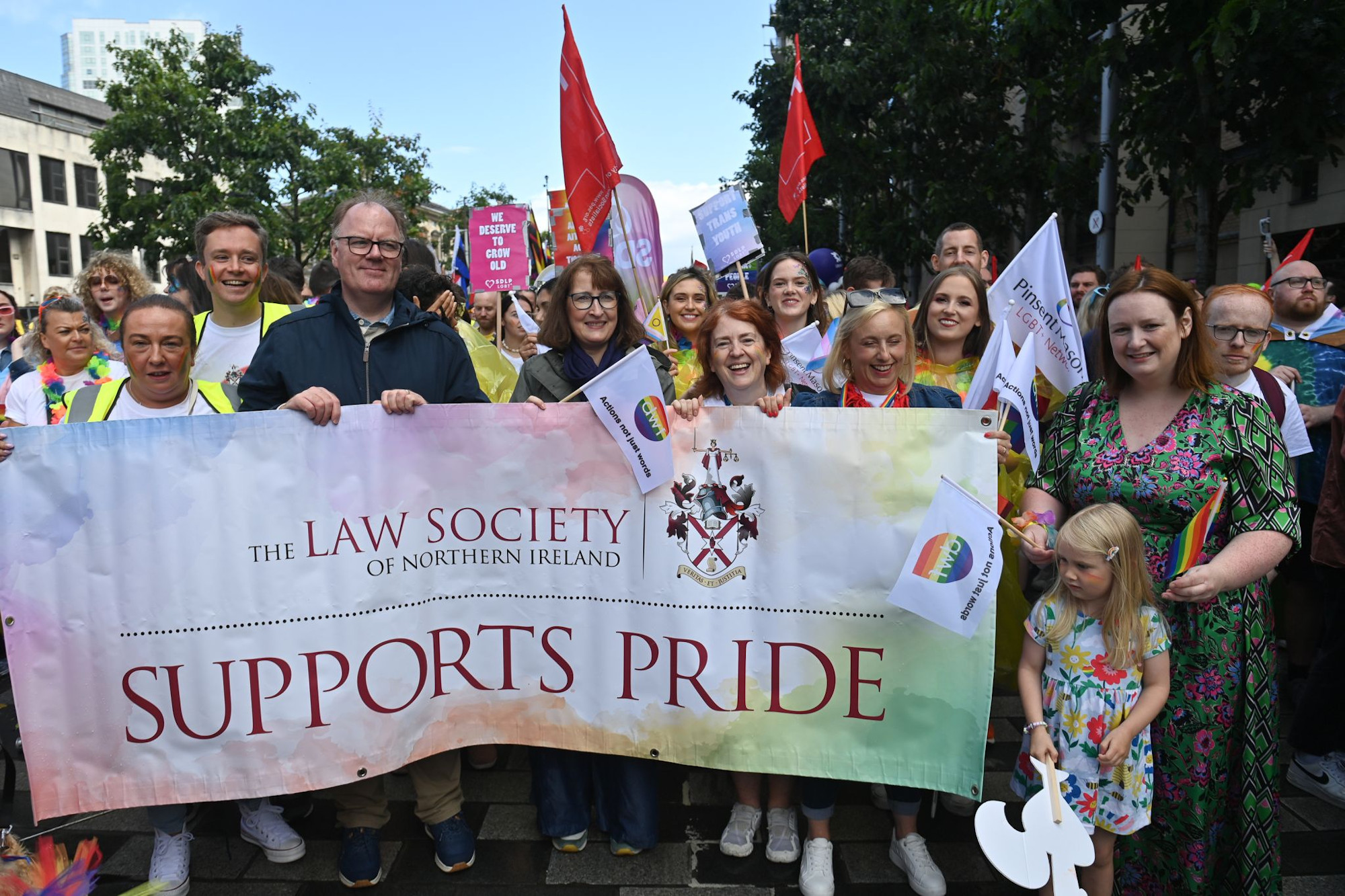 #InPictures: Law Society of Northern Ireland joins Belfast Pride 2023
