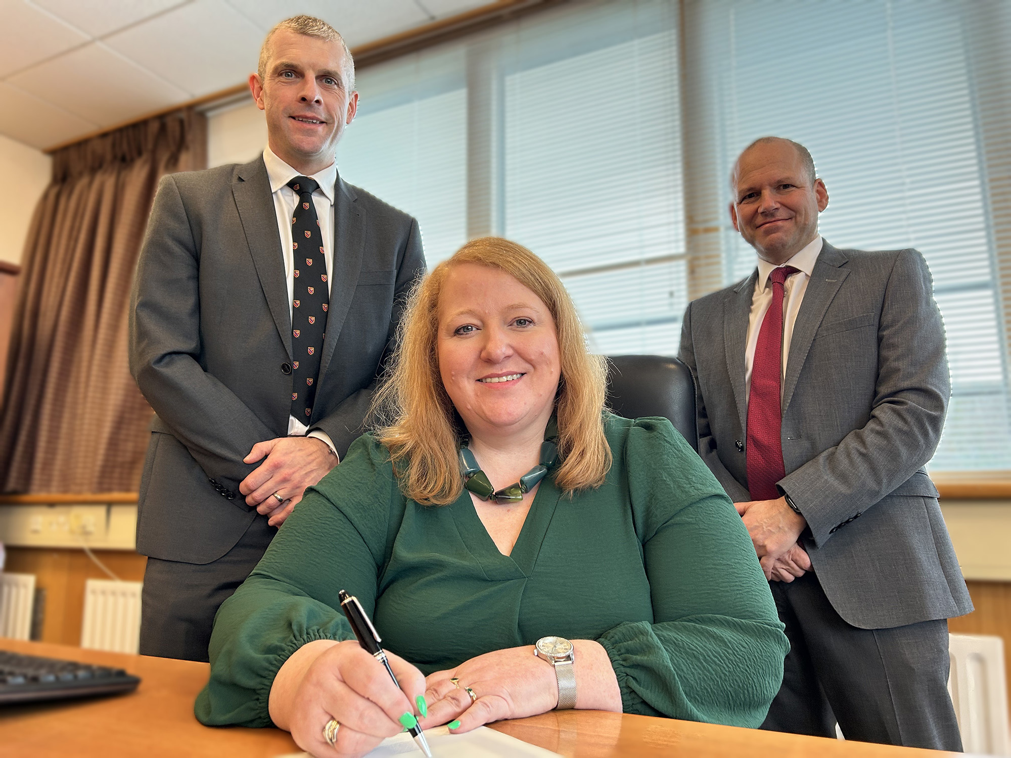 Naomi Long signs NI Law Society's new rule of law pledge