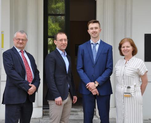 Postgrad student Eoghan O'Connell awarded Maples scholarship