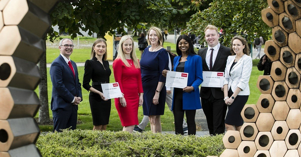 Three Maynooth students rewarded for results in Matheson funds law course