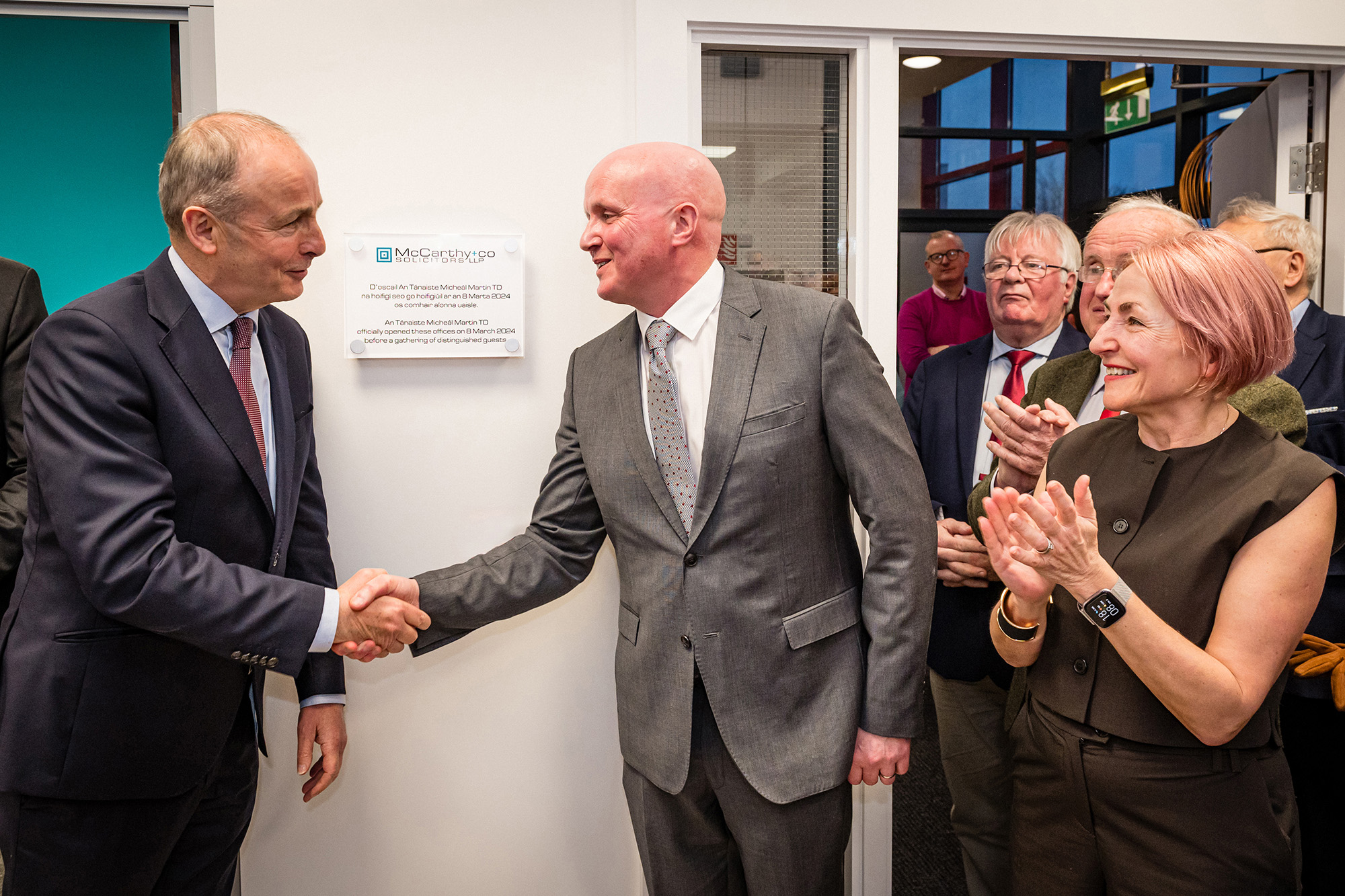 Micheál Martin opens McCarthy + Co Solicitors' new offices
