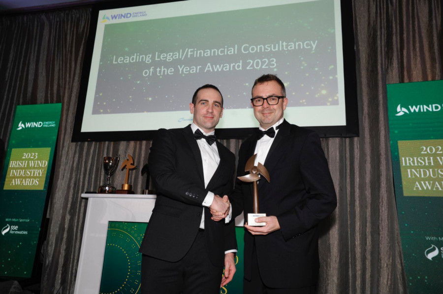 Mason Hayes & Curran recognised at 2023 Irish Wind Industry Awards