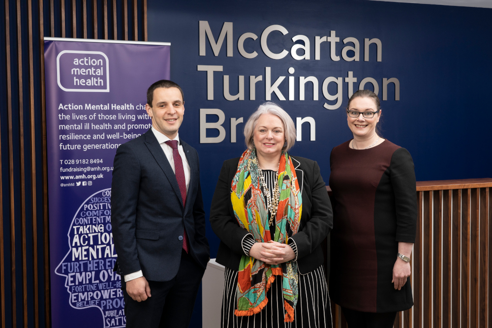 Belfast firm McCartan Turkington Breen partners with Action Mental Health