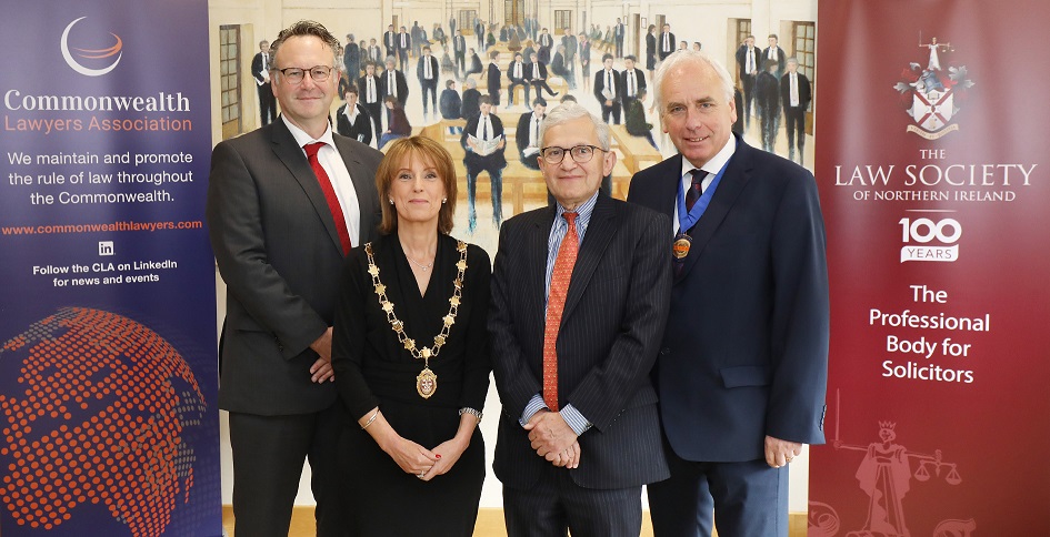 #InPictures: Sir Geoffrey Vos addresses international mediation conference in Belfast