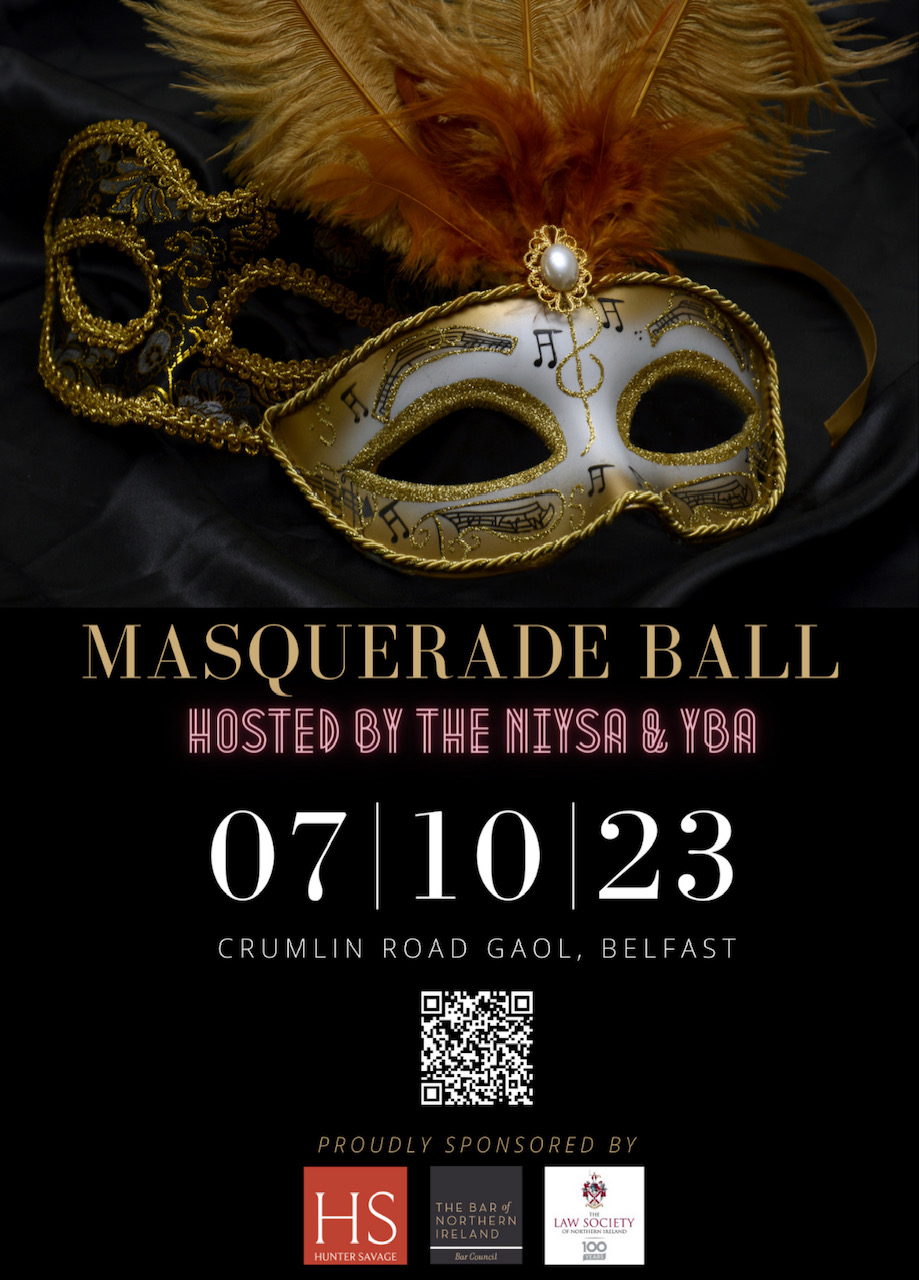Northern Ireland young lawyers invited to masquerade ball