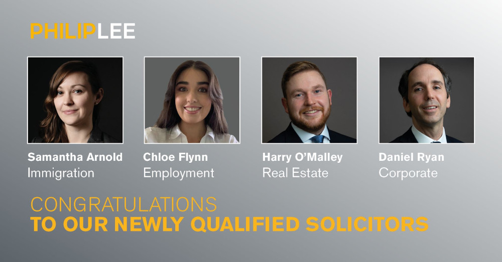 Philip Lee welcomes four newly-qualified solicitors